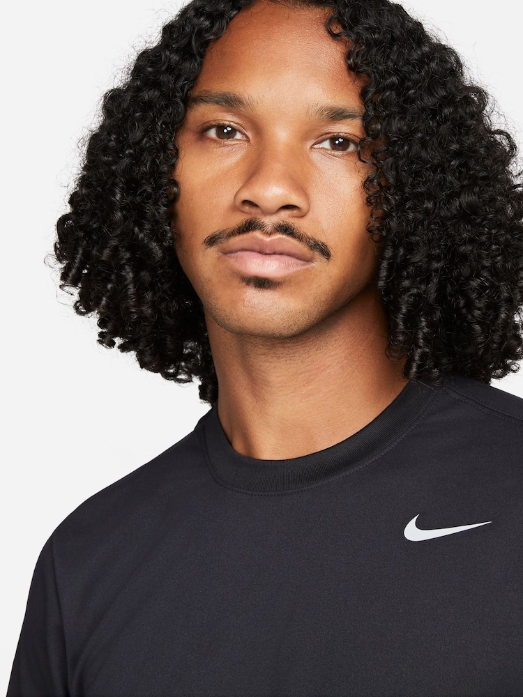 Черный - Спортивная футболка Nike Dri-FIT Legend  - Изображение 9 из 9