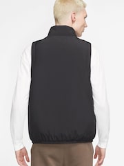Nike Black Club Fleece Insulated Vest Jacket - Image 2 of 3