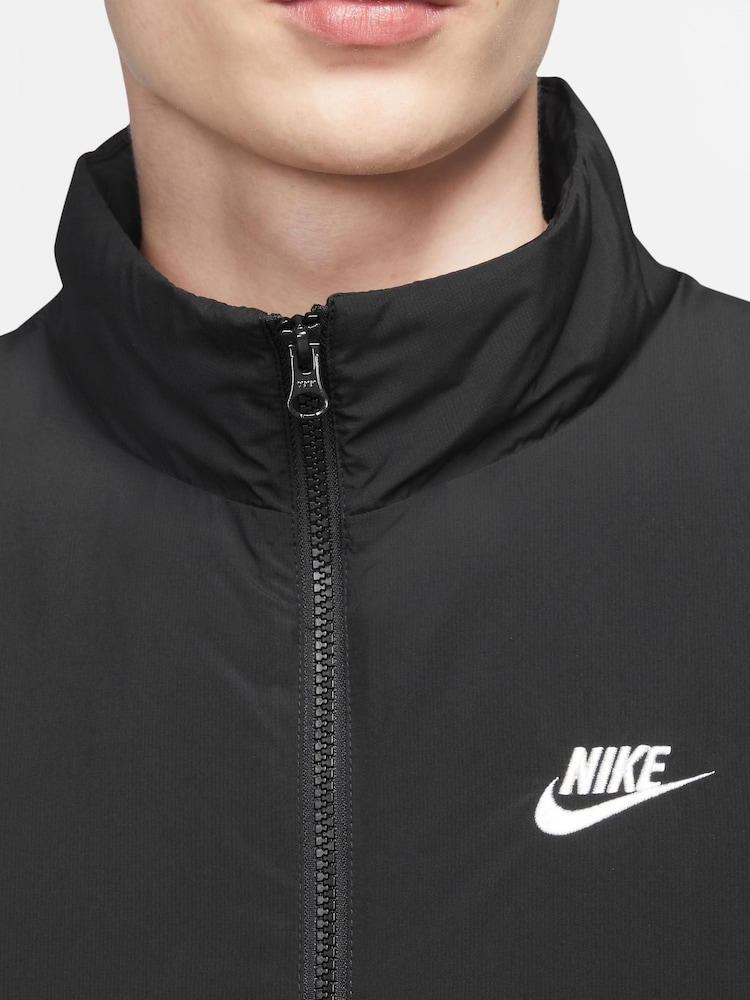 Nike Black Club Fleece Insulated Vest Jacket - Image 3 of 3