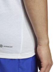 adidas White Train Essentials Feelready Training T-Shirt - Image 6 of 7