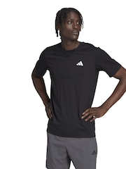 adidas Black Train Essentials Feelready Training T-Shirt - Image 1 of 9