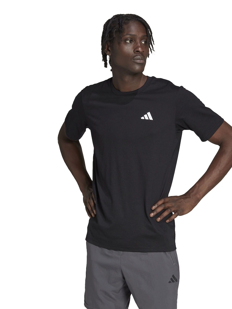 adidas Black Train Essentials Feelready Training T-Shirt - Image 1 of 9
