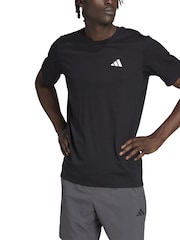 adidas Black Train Essentials Feelready Training T-Shirt - Image 3 of 9