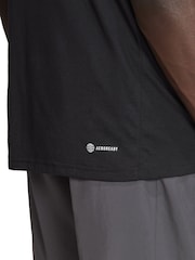 adidas Black Train Essentials Feelready Training T-Shirt - Image 7 of 9