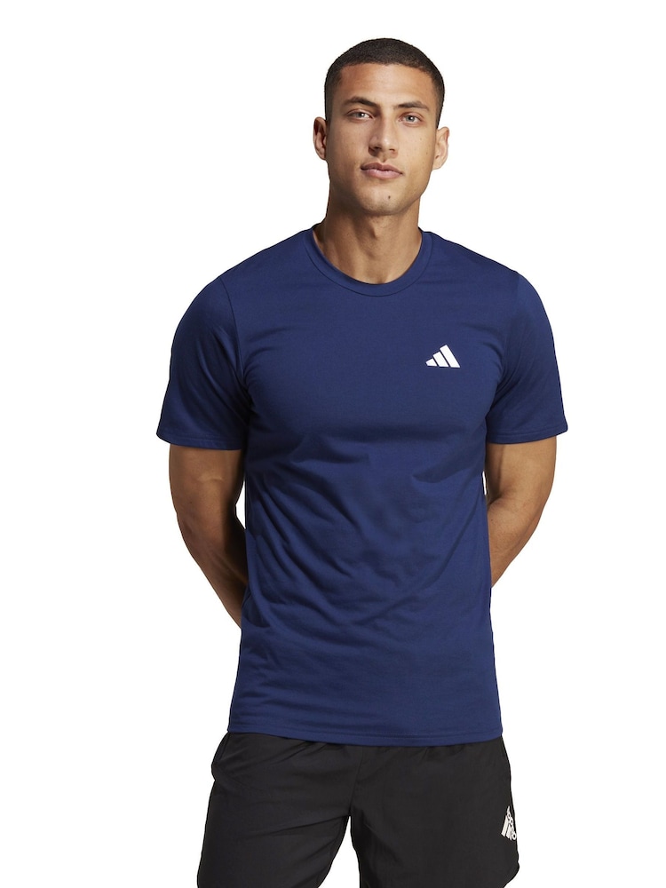 adidas Navy Blue Train Essentials Feelready Training T-Shirt - Image 1 of 7