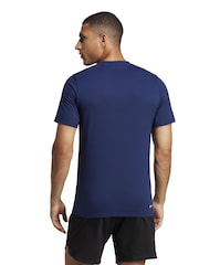 adidas Navy Blue Train Essentials Feelready Training T-Shirt - Image 1 of 6