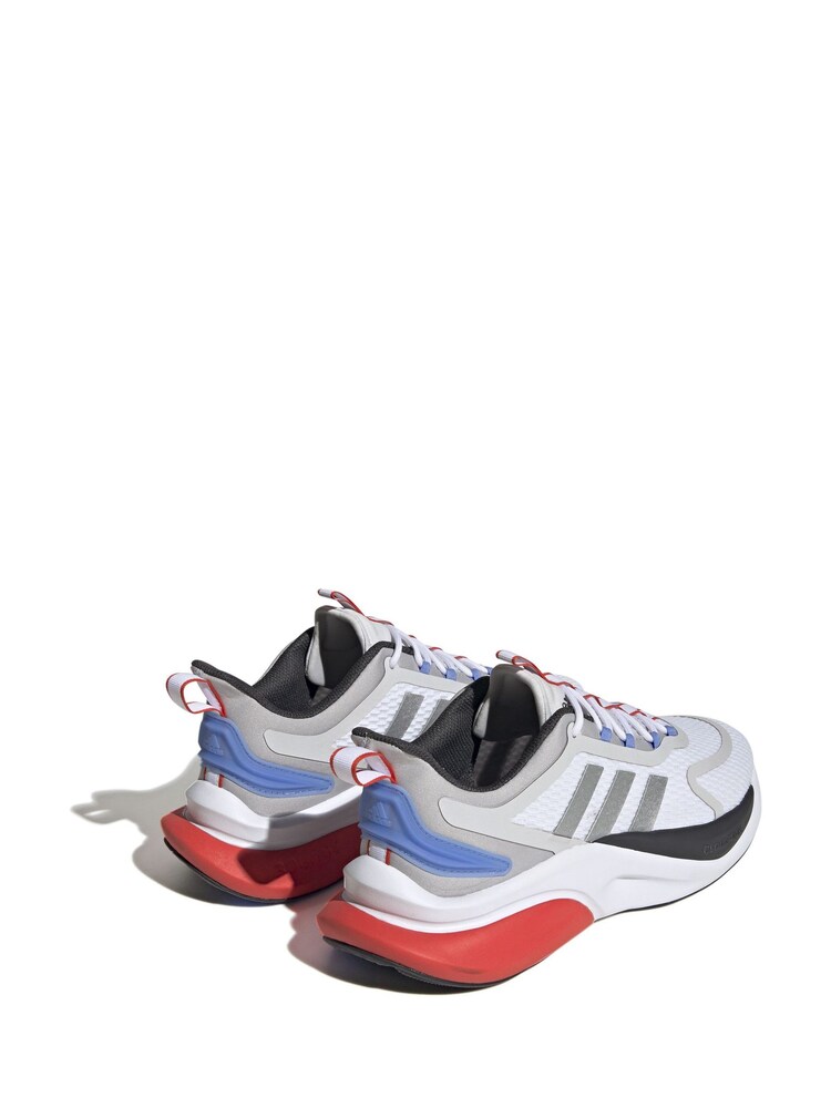 adidas Off White Sportswear Alphabounce+ Sustainable Bounce Trainers - Image 2 of 6