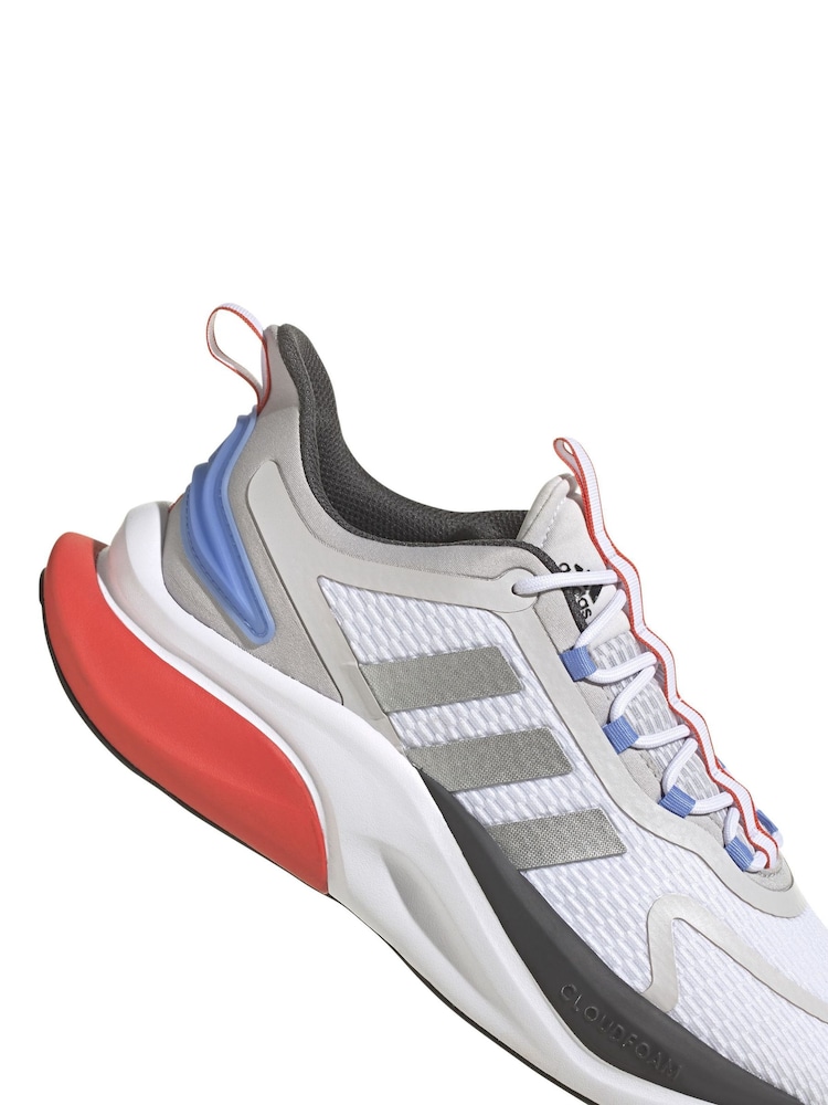 adidas Off White Sportswear Alphabounce+ Sustainable Bounce Trainers - Image 6 of 6