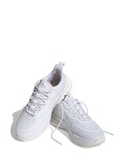 adidas White Sportswear Alphabounce+ Sustainable Bounce Trainers - Image 3 of 7