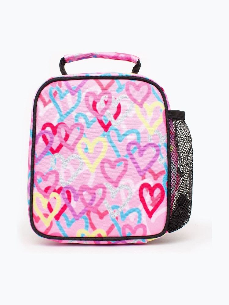 Hype. Pink Graffiti Hearts Lunch Box - Image 2 of 9 Hype. Pink Graffiti Hearts Lunch Box - Image 2 of 9