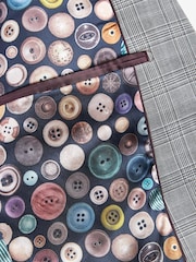 Grey Skinny Check Suit Jacket - Image 10 of 12