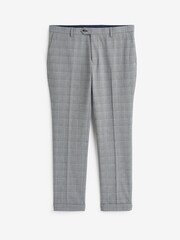 Grey Skinny Fit Check Suit: Trousers - Image 5 of 7