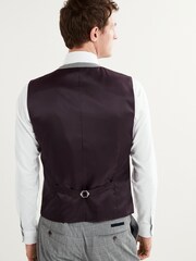 Grey Check Suit Waistcoat - Image 2 of 8
