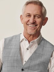 Mid Grey Wool Blend Check Suit Waistcoat - Image 4 of 9