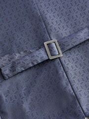 Mid Grey Wool Blend Check Suit Waistcoat - Image 7 of 9