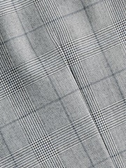 Mid Grey Wool Blend Check Suit Waistcoat - Image 9 of 9