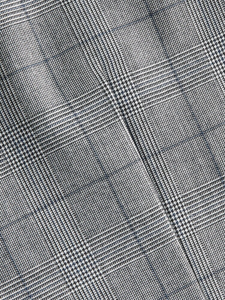 Mid Grey Wool Blend Check Suit Waistcoat - Image 9 of 9