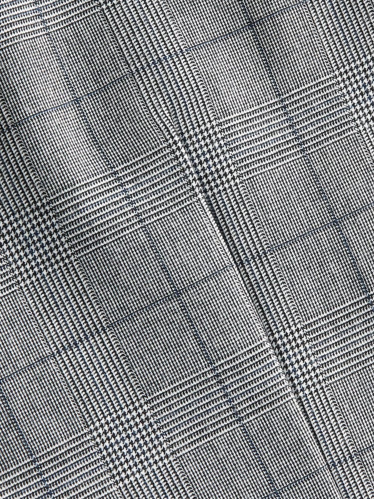 Mid Grey Wool Blend Check Suit Waistcoat - Image 9 of 9 Mid Grey Wool Blend Check Suit Waistcoat - Image 9 of 9