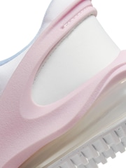 Nike White/Pink Air Max 270 GO Youth Trainers - Image 8 of 8