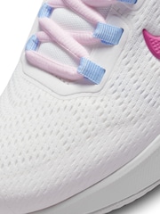 Nike White/Pink Air Max 270 GO Youth Trainers - Image 7 of 8