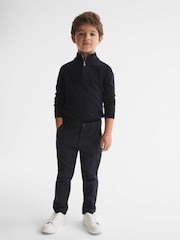 Azul marino - Chinos de corte slim entallado Eastbury de Reiss - Imagen 1 de 6