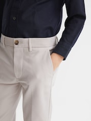 Reiss Stone Eastbury Senior Slim Fit Chinos - Image 1 of 5