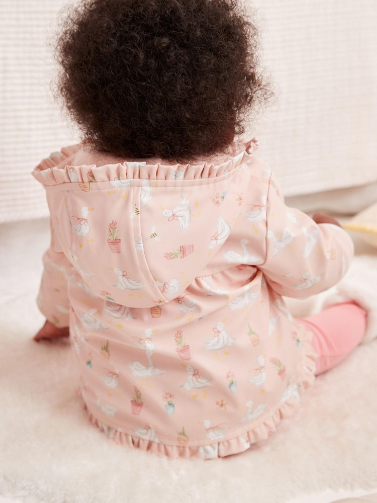 Peach Pink Duck Baby Rubberised Coat (0mths-2yrs) - Image 2 of 4
