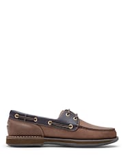 Rockport Perth Boat Brown Shoes - Image 2 of 5