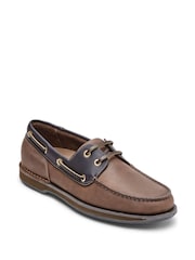 Rockport Perth Boat Brown Shoes - Image 3 of 5