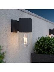 SolarCentre Black Salcombe Solar Outdoor Wall Light - Image 1 of 2