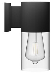 SolarCentre Black Salcombe Solar Outdoor Wall Light - Image 2 of 2