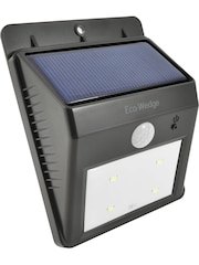 SolarCentre Black Wedge XT Solar Outdoor Wall Light - Image 1 of 3