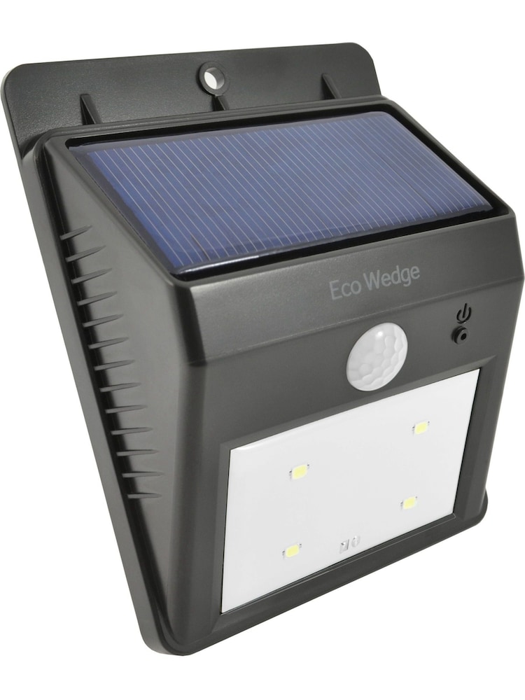 SolarCentre Black Wedge XT Solar Outdoor Wall Light - Image 1 of 3
