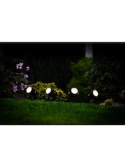 SolarCentre Set of 4 Black Atlas Solar Outdoor Spotlights - Image 1 of 2
