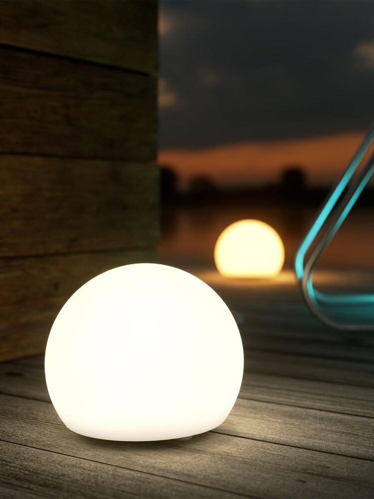 SolarCentre White ShapeLights Mini Sphere Light - Image 2 of 3