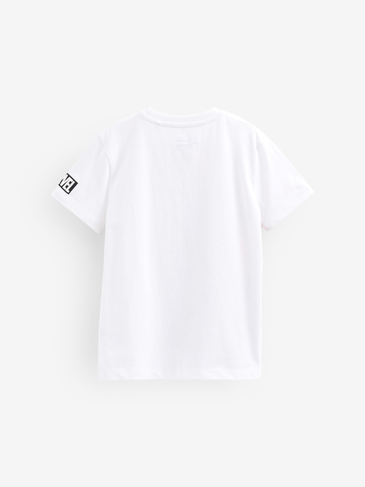 Spider-Man White Marvel Superhero Short Sleeve T-Shirt (3-16yrs) - Image 2 of 2