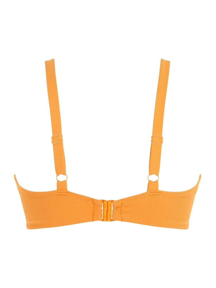Panache Swim Orange Zest Golden Hour Scoop Bikini Top - Image 8 of 8