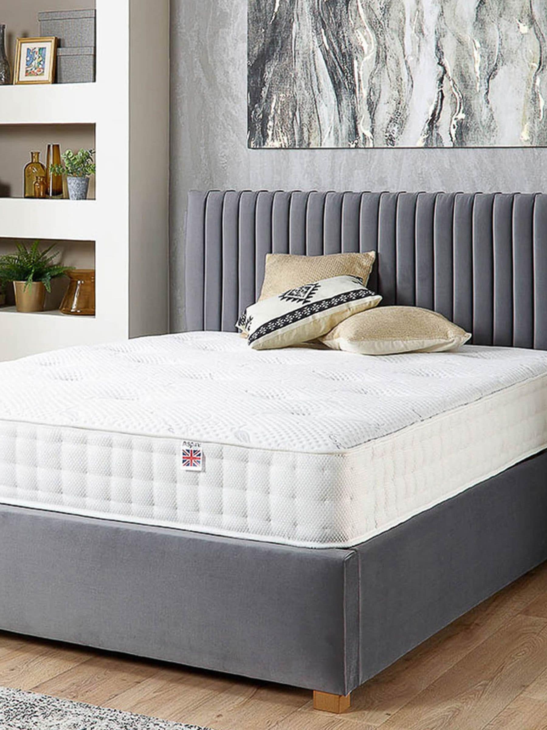 Aspire Beds - Small Double Mattress - Cashmere - Medium Firm - Image 4