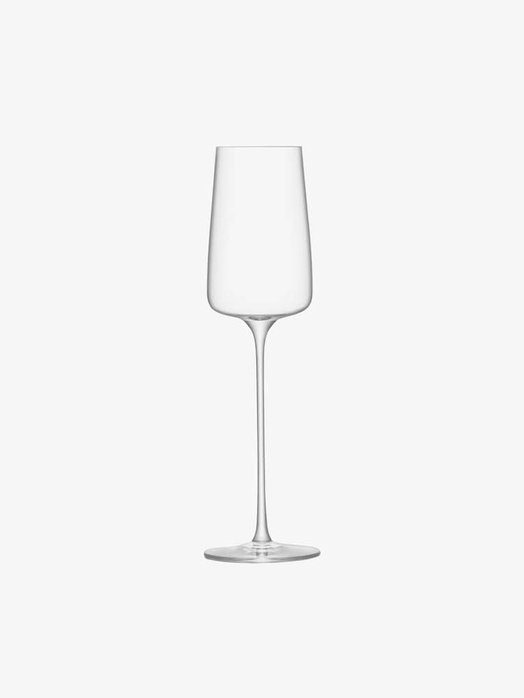 LSA International Set of 4 Clear Metropolitan Champagne Flutes - Image 4 of 4