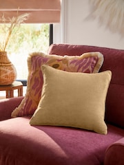Gold 45 x 45cm Soft Velour Cushion - Image 1 of 1
