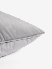 Silver 43 x 43cm Matte Velvet Cushion - Image 5 of 5