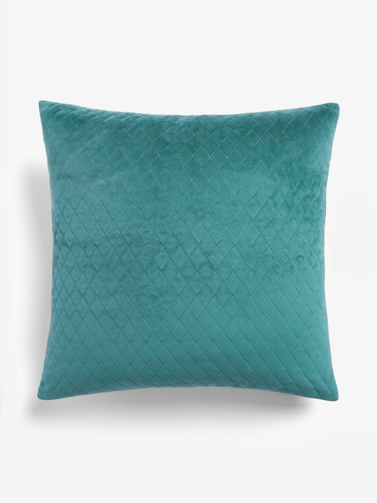 Velvet Quilted Hamilton Cushion - Image 3 of 4