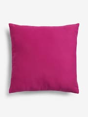 Fuchsia Pink 50 x 50cm Velvet Ogee Cushion - Image 7 of 7