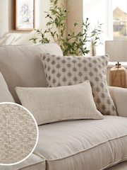 Natural 40 x 59cm Ashton Chenille Cushion - Image 1 of 6