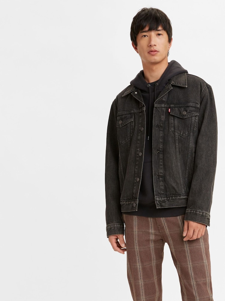 Levi's® Washed Black The Trucker Jacket - Image 2 of 4