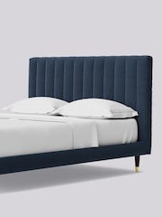 Swoon Smart Wool Indigo Blue Porlock Bed - Image 5 of 7