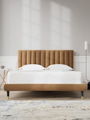 Swoon Easy Velvet Biscuit Natural Porlock Bed - Image 2 of 8