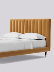 Swoon Easy Velvet Biscuit Natural Porlock Bed - Image 6 of 8