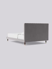 Swoon Easy Velvet Silver Grey Porlock Bed - Image 4 of 7