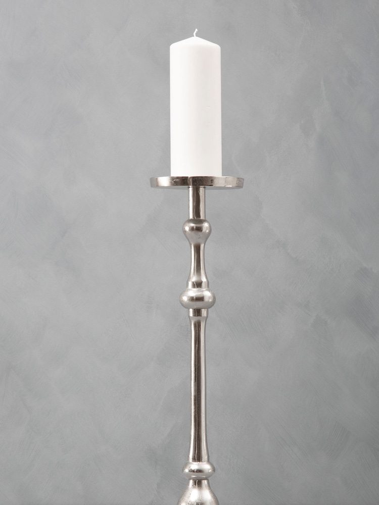 Fifty Five South Blue Large Pillar Candle Holder - Image 1 of 4